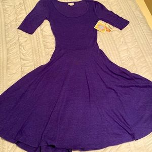 NWT Purple Nicole Dress by LuLaRoe